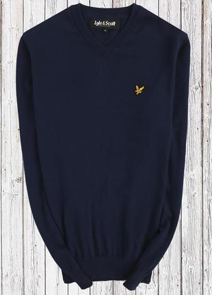 Легкий коттоновый свитерик lyle &amp; scott