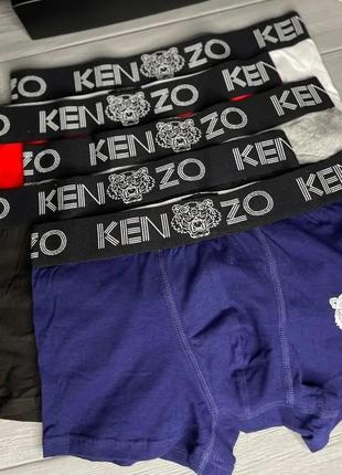 Чоловічі труси kenzo 5 шт., набір чоловічих трусів kenzo з коробкою