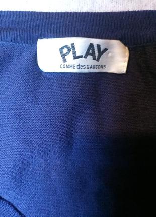 Шерстяной кардиган play comme de garcons3 фото
