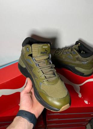 Кроссовки puma suede mid classic bluebird