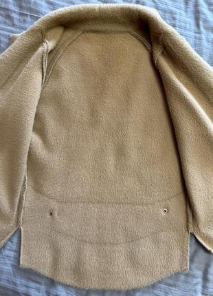 Теплый стильный кашемировый пиджак4 фото