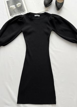 Сукня по фігурі з об'ємними рукавами kaalido4 фото