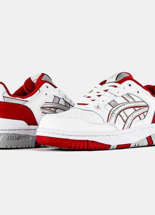 Женские кроссовки asics ex89 white red8 фото