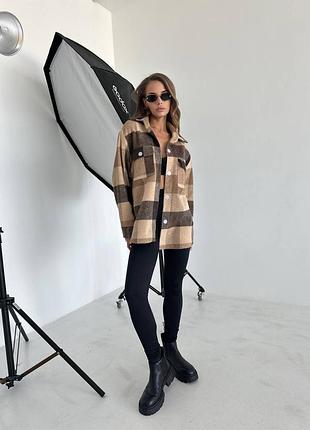 Тепленька сорочка у клітинку