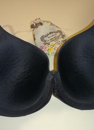 Бюстгальтер черный с пуш-ап  hunkemoller  р. 75с/34с7 фото