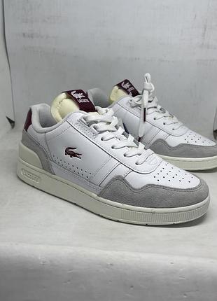 Кросівки жіночі ( оригінал) lacoste t-clip 223 5 sfa white 46sfa0061-2g1