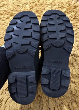 Черевики чоботи ботинки на шнурівці timberland waterproof зимові теплі4 фото