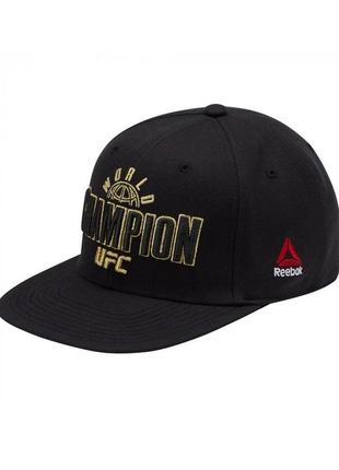 Reebok ufc champion baseball cap du6992 black/gold fr8856 кепка бейсболка оригинал черная mma