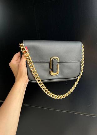 Женская сумка marc jacobs shoulder bag black люкс качество1 фото