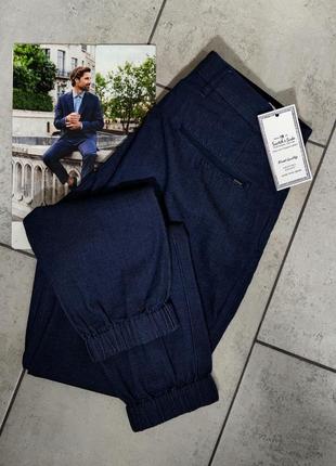 Чоловічі завужені елегантні штани чиноси джогері scotch&amp;soda колір синій розмір 29/325 фото