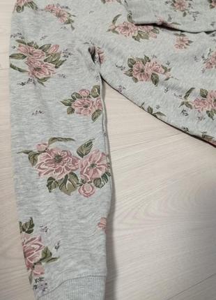 Кофта реглан з квітами. 9