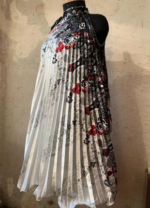Платье плисе из искусственного шелка
