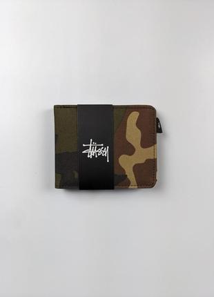 Камуфляжный кошелек stussy, кошелек стусси, бумажник stussy3 фото