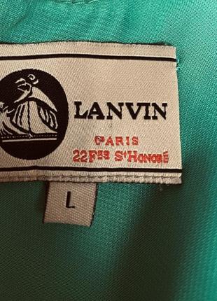 Шикарное шелковое коктейльное платье lanvin с изумительным декором!!!9 фото