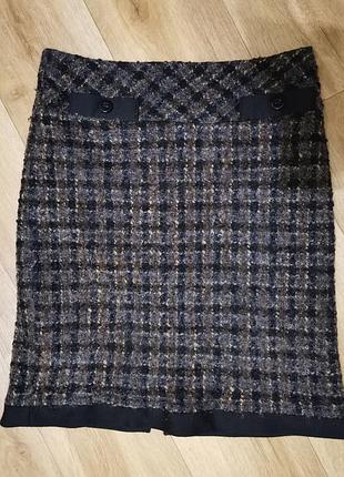Юбка твидовая