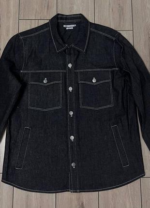 Чоловіча джинсова куртка кофта сорочка zara xl1 фото