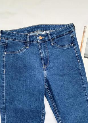 Джинсы, штаны, синие, базовые, скинни, h&m3 фото