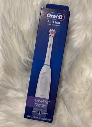 Электрическая зубная щетка oral-b 3d white brilliance whitening battery toothbrush