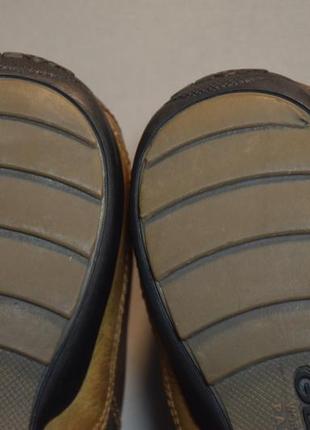 Кросівки geox respira u pietro туфлі шкіряні. індонезія. оригінал. 40 р./25.5 див.8 фото