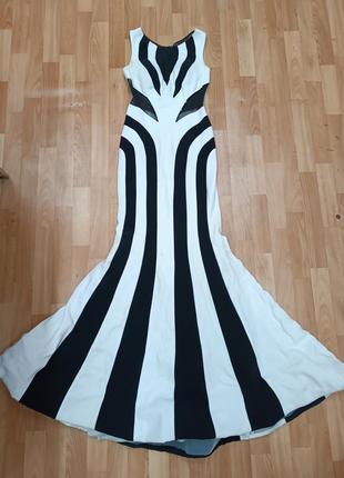 Шикарна сукня для фотосесії, рибка, чорно біла, фатин