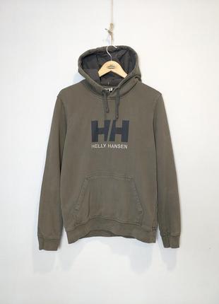 Helly hansen тощие мужское хаки оливковое big logo с большим логотипом хели хенсен north face champion nike columbia carhartt dickies