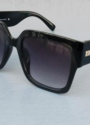 Окуляри брендові жіночі сонцезахисні окуляри чорні великі з градієнтом