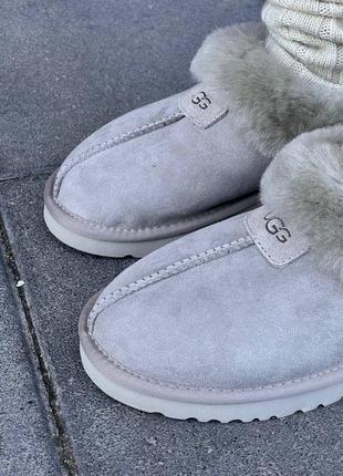 Угги угги угги ugg Uma coquette light grey