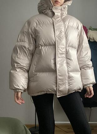 В наявності xs-s! зимовий натуральний пуховик з преміум колекції h&m premium selection 1088371004