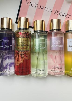 Парфюмированные спреи, мисты для тела с шиммером victoria secret2 фото