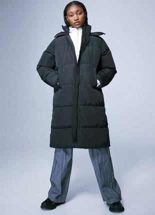 Пальто пуффер куртка курточка 4-6 amp H&M hm оригінал ✅ xs s m l xl xxl