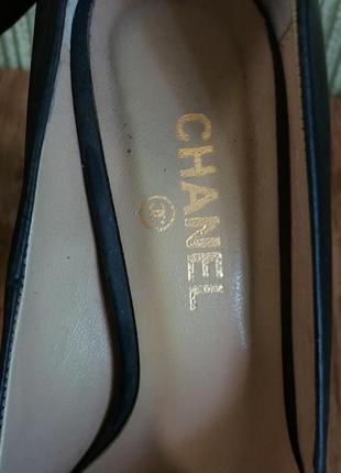 Chanel туфли на высоком каблуке9 фото