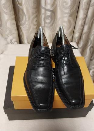 Качественные классические кожаные фирменные туфли borelli3 фото