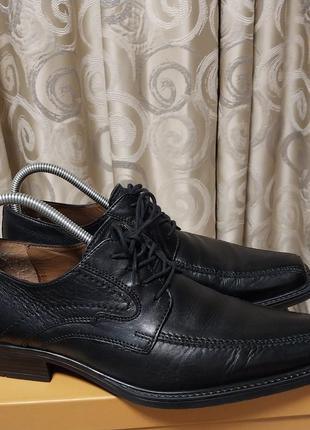 Качественные классические кожаные фирменные туфли borelli