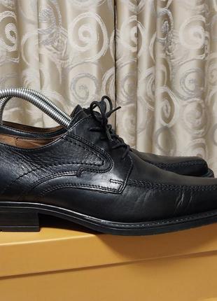Качественные классические кожаные фирменные туфли borelli2 фото