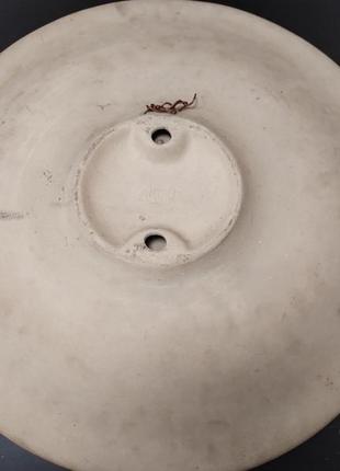 Тарілка настінна лксф "соняхи", кераміка, майоліка. діаметр — 47 см8 фото