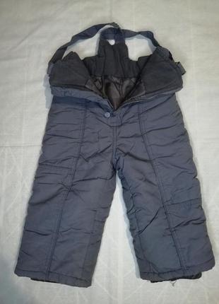 Зимний детский набор куртка+полукомбинезон+перчатки б/в р. 922 фото