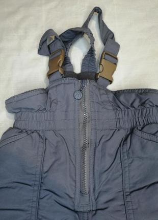 Зимний детский набор куртка+полукомбинезон+перчатки б/в р. 923 фото