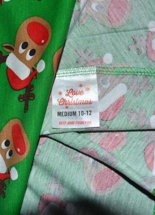 Новая рождественская ночная рубашка ночнушка трикотаж вискоза р.m\l2 фото