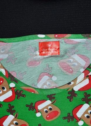 Новая рождественская ночная рубашка ночнушка трикотаж вискоза р.m\l3 фото