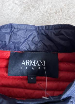 armani passione jeans жіноча куртка ультратонкий пуховик армані оригінал6 фото