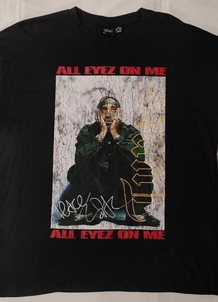 Футболка 2 pac shakur, тупак шакур, ту пак, реп рэп