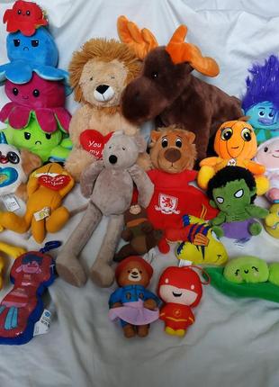 Лот,набор мягких игрушек