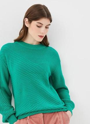 Зелёный свитер b.young, кофта s - m