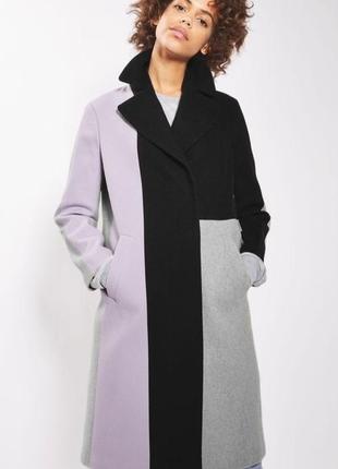 Оригінальне жіноче шерстяне пальто міді2 фото