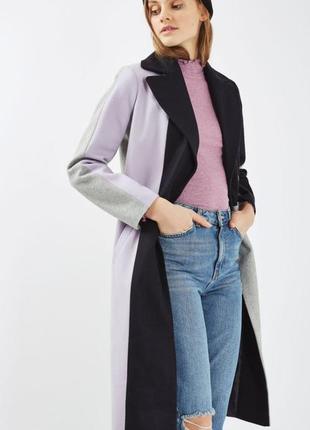 Оригінальне жіноче шерстяне пальто міді3 фото