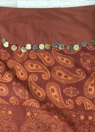 Юбка сanvas с монетками индия коттон4 фото