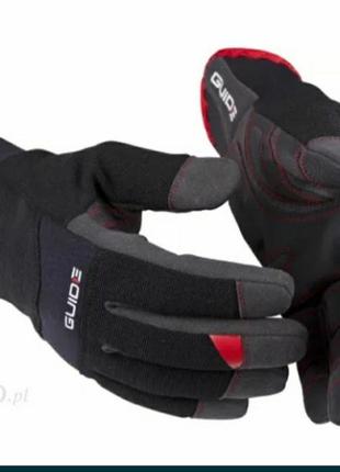 Робочі рукавиці вітро- та водонепроникні зимові рукавички guide1 фото