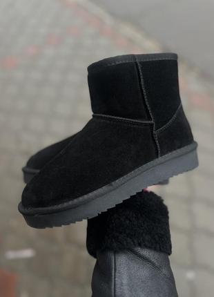 Натуралка зимние угги шкіра ❄ натуральная кожа уггі шкіра на меху платформа