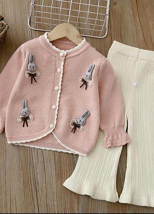 Тёплый костюм для девочки