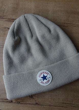 Шапка converse chuck taylor logo patch beanie